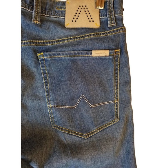 ALBERTO JEANS STONE MODERN Fit Dynamic super fit Blue Men's SIZE 34W/28L - Picture 7 of 9